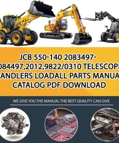 JCB 550-140 2083497-2084497,2012,9822_0310 Telescopic Handlers Loadall Parts manual catalog PDF Download