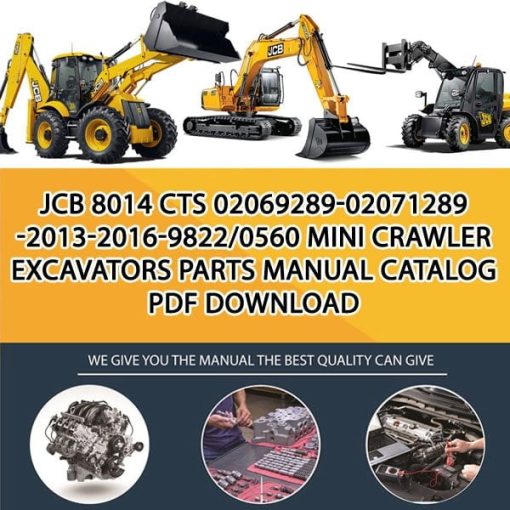 JCB 8014 CTS 02069289-02071289 -2013-2016-9822_0560 Mini Crawler Excavators Parts manual catalog PDF Download