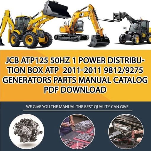 JCB ATP125 50HZ 1 POWER DISTRIBUTION BOX ATP 2011-2011 9812_9275 Generators Parts manual catalog PDF Download