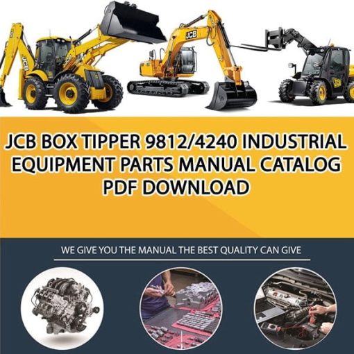 JCB BOX TIPPER 9812_4240 Industrial Equipment Parts manual catalog PDF Download