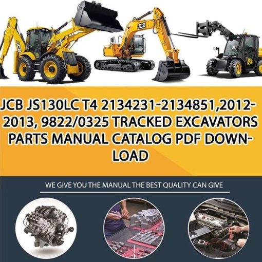 JCB JS130LC T4 2134231-2134851,2012-2013, 9822_0325 Tracked Excavators Parts manual catalog PDF Download