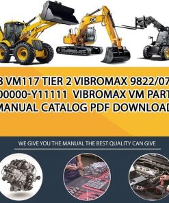 JCB VM117 Tier 2 VIBROMAX 9822_0740 Y00000-Y11111 Vibromax Vm Parts manual catalog PDF Download
