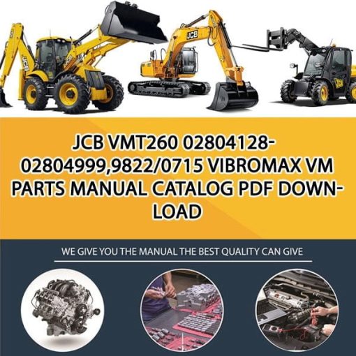 JCB VMT260 02804128-02804999,9822_0715 Vibromax Vm Parts manual catalog PDF Download