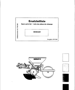 Accord Monoair_92 Seed_drill Parts manual catalog PDF Download