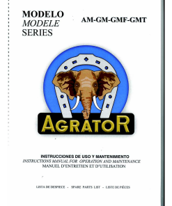 Agrator AM_GM_GMF_GMT Parts manual catalog PDF Download