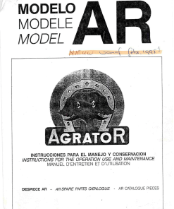 Agrator AR_after_95 Parts manual catalog PDF Download