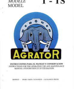 Agrator T_TS Parts manual catalog PDF Download