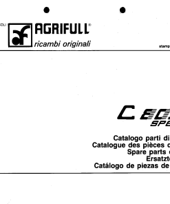 Agrifull C80.70 Parts manual catalog PDF Download