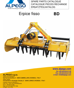 Alpego BD Parts manual catalog PDF Download