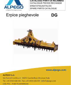 Alpego DG Parts manual catalog PDF Download