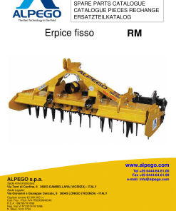 Alpego RM Parts manual catalog PDF Download