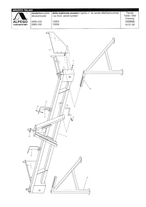 Alpego SMS Parts manual catalog PDF Download