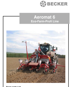 Becker Aeromat6_Eco_Farm_Profi Parts manual catalog PDF Download