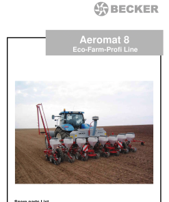 Becker Aeromat8_Eco_Farm_Profi Parts manual catalog PDF Download