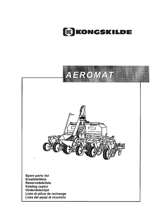 Becker Aeromat_DTE Parts manual catalog PDF Download