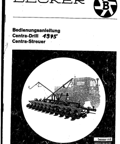 Becker Centra-Drill_1975 Parts manual catalog PDF Download