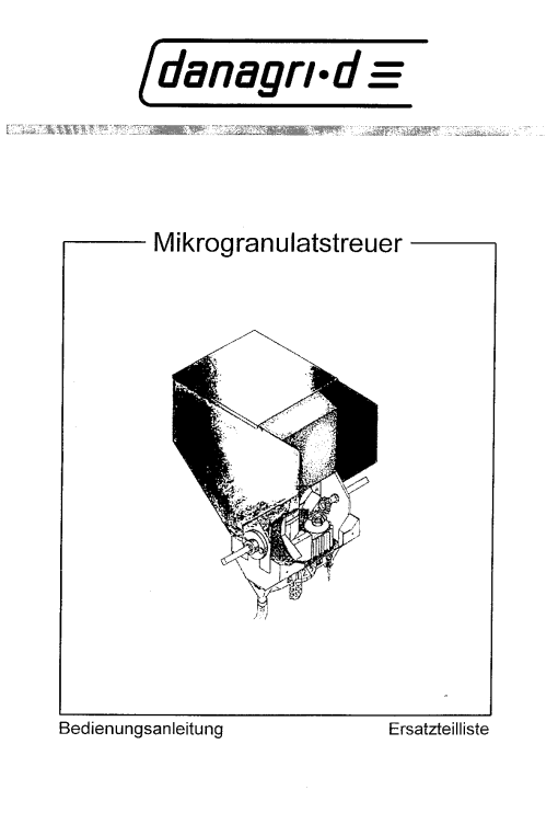 Becker Microgranulatstreuer Parts manual catalog PDF Download