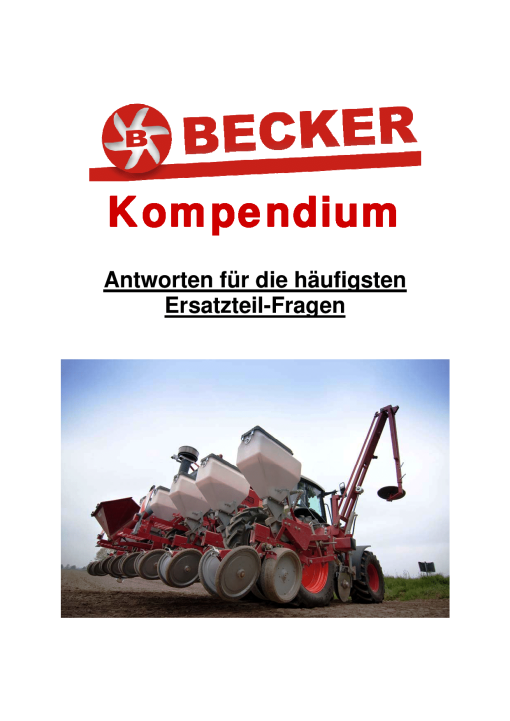 Becker Wearing_parts_2 Parts manual catalog PDF Download