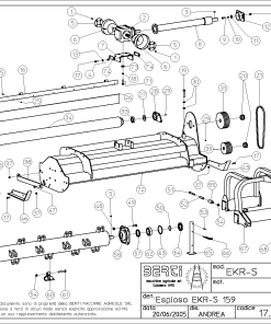 Berti EKR, TA, TA-L, TA-S Parts manual catalog PDF Download