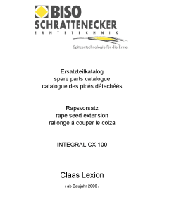 Biso CX_100_for_Claas_Lexion Parts manual catalog PDF Download