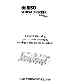 Biso Cornpower_8_70 Parts manual catalog PDF Download