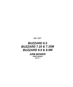 Bomford Buzzard_6.5_7.25_8.0 Parts manual catalog PDF Download