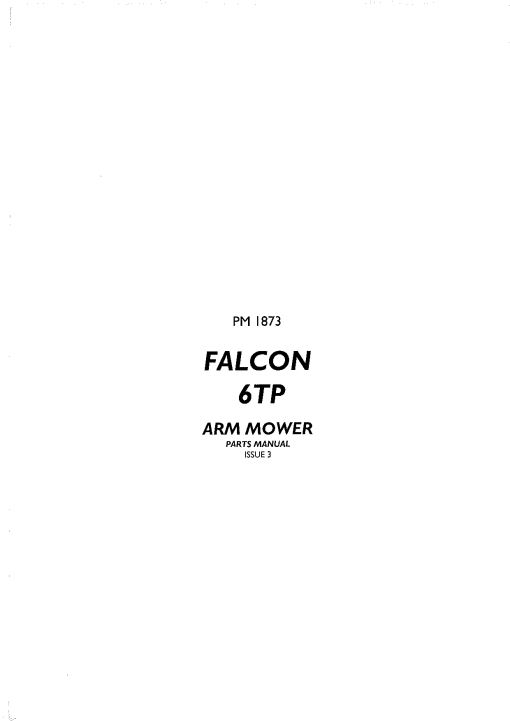 Bomford Falcon_6TP Parts manual catalog PDF Download