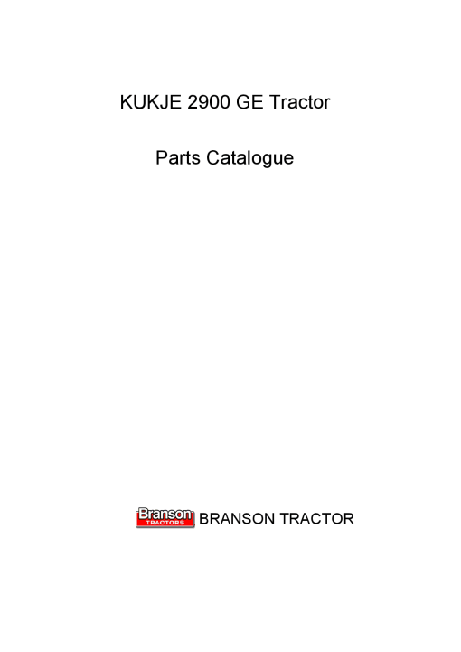 Branson 2900 GE Parts manual catalog PDF Download
