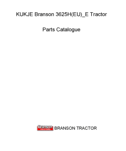 Branson 3625H Parts manual catalog PDF Download