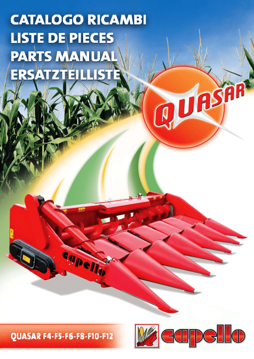 Branson Quasar_F4_F5_F6_F8_F10_F12 Parts manual catalog PDF Download
