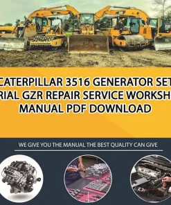Caterpillar 3516 Generator Set Serial GZR Repair Service Workshop Manual PDF Download