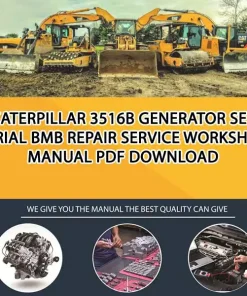 Caterpillar 3516B Generator Set Serial BMB Repair Service Workshop Manual PDF Download