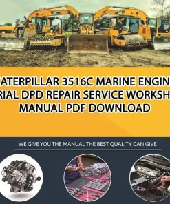 Caterpillar 3516C Marine Engine Serial DPD Repair Service Workshop Manual PDF Download