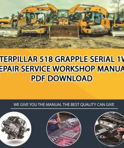 Caterpillar 518 Grapple Serial 1WG Repair Service Workshop Manual PDF Download