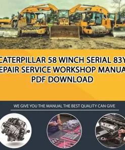 Caterpillar 58 Winch Serial 83Y Repair Service Workshop Manual PDF Download