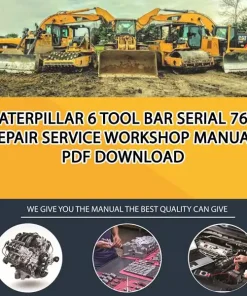 Caterpillar 6 Tool Bar Serial 76C Repair Service Workshop Manual PDF Download