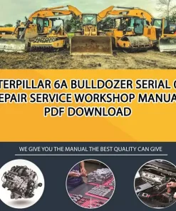 Caterpillar 6A Bulldozer Serial 08E Repair Service Workshop Manual PDF Download
