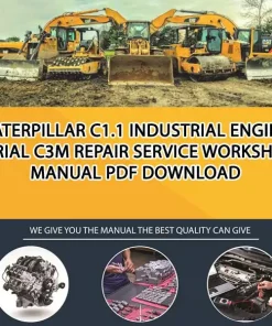 Caterpillar C1.1 Industrial Engine Serial C3M Repair Service Workshop Manual PDF Download