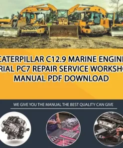 Caterpillar C12.9 Marine Engine Serial PC7 Repair Service Workshop Manual PDF Download