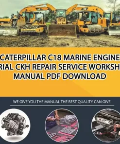 Caterpillar C18 Marine Engine Serial CKH Repair Service Workshop Manual PDF Download