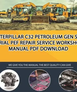 Caterpillar C32 Petroleum Gen Set Serial PEF Repair Service Workshop Manual PDF Download