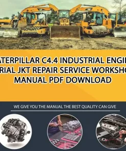 Caterpillar C4.4 Industrial Engine Serial JKT Repair Service Workshop Manual PDF Download