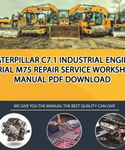 Caterpillar C7.1 Industrial Engine Serial M75 Repair Service Workshop Manual PDF Download