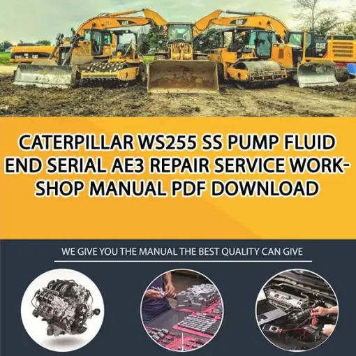 Caterpillar Ws255 Ss Pump Fluid End Serial AE3 Repair Service Workshop Manual PDF Download