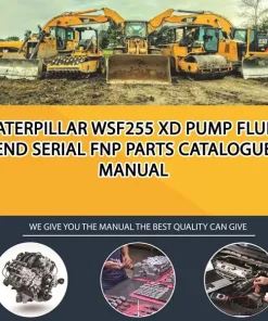 Caterpillar Wsf255 Xd Pump Fluid End Serial FNP Parts Catalogue Manual