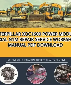 Caterpillar Xqc1600 Power Module Serial N1M Repair Service Workshop Manual PDF Download