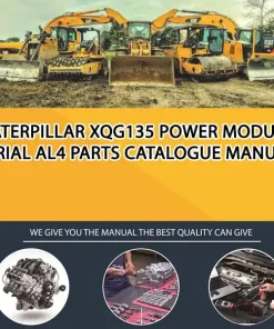 Caterpillar Xqg135 Power Module Serial AL4 Parts Catalogue Manual