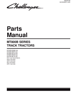 Challenger MT800B_Series_Track Parts manual catalog PDF Download