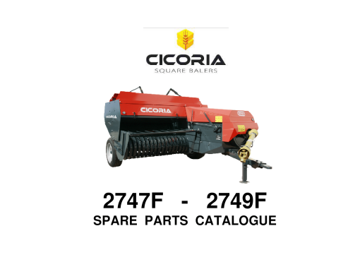 Cicoria 2747F_2749F Parts manual catalog PDF Download