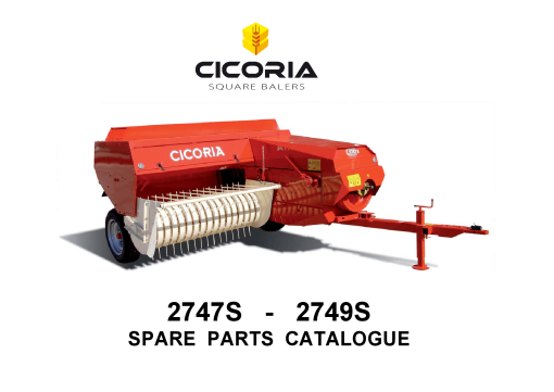 Cicoria 2747S_2749S Parts manual catalog PDF Download